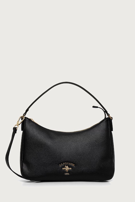 U.S. Polo Assn. Torebka crossbody damska z imitacji skóry STANFORD czarna BIUSS9360WVP