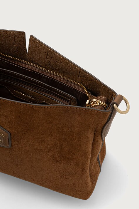 U.S. Polo Assn. сумка крос-боді жіноча зі штучної шкіри CHESTNUT — фото 5