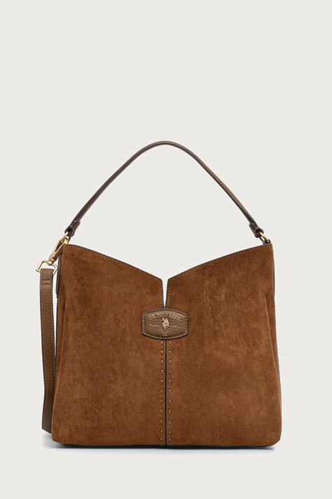 U.S. Polo Assn. Torebka crossbody damska CHESTNUT brązowa BIU269338WVP