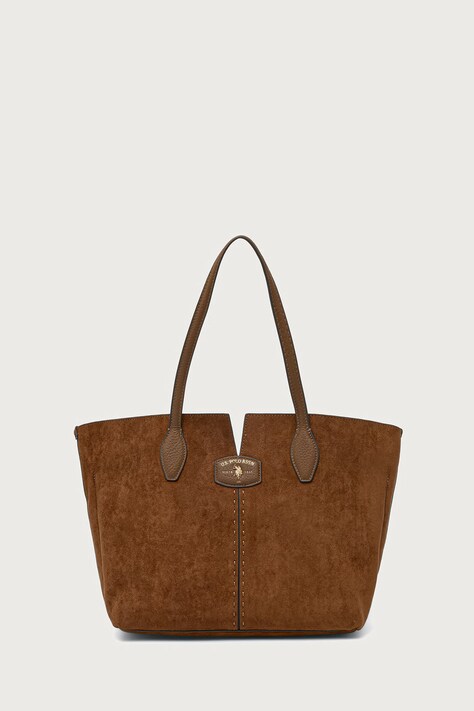 U.S. Polo Assn. Torebka shopper damska CHESTNUT brązowa BIU269336WVP
