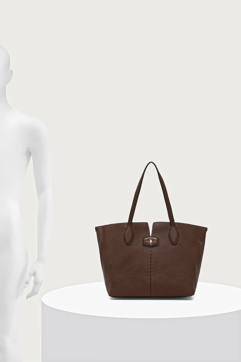 U.S. Polo Assn. Torebka shopper damska CHESTNUT brązowa BIU269336WVP