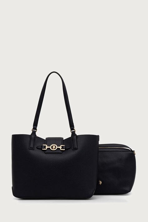 U.S. Polo Assn. Torebka shopper damska ASCOT granatowa BIU269325WVP