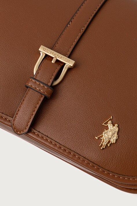 U.S. Polo Assn. сумка крос-боді жіноча зі штучної шкіри NANTUCKET — фото 4
