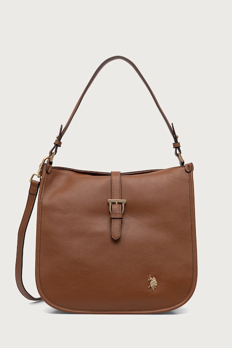 U.S. Polo Assn. Torebka crossbody damska NANTUCKET brązowa BIU269320WVP