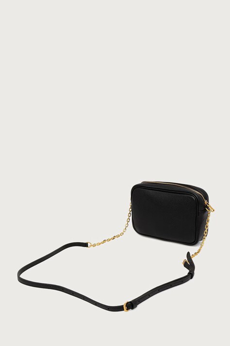 Patrizia Pepe Crossbody kabelka dámska kožená čierna 8B0242 L001