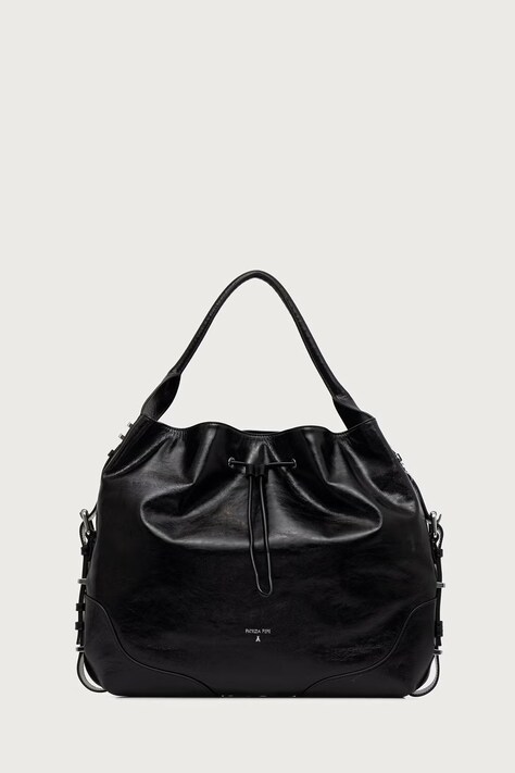 Patrizia Pepe Tote bag pentru femei din piele neagră 2B0000 L0002