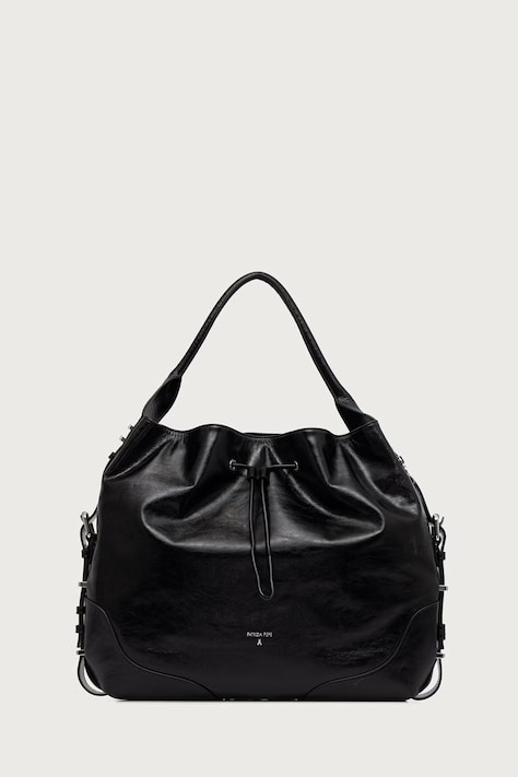 Patrizia Pepe Tote bag pentru femei din piele neagră 2B0000 L0002