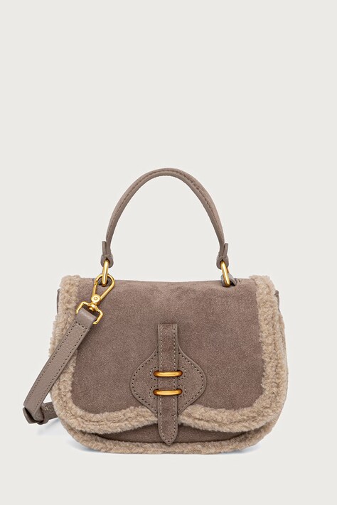 Coccinelle Сумка crossbody для женщин замшевая бежевая E5 V7J 58 01 01