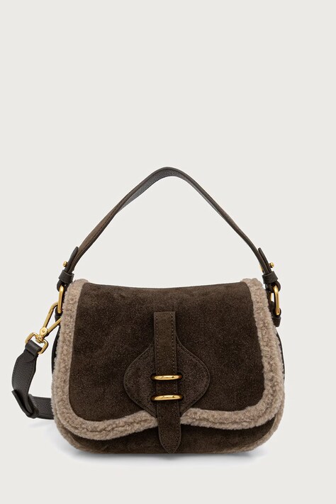 Coccinelle Сумка crossbody для женщин замшевая зелёная E1 V7J 18 02 01