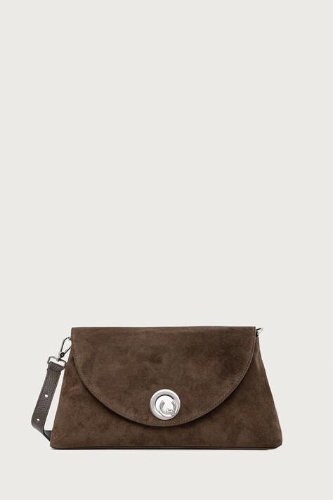 Coccinelle Torebka crossbody damska zamszowa zielona E1 TOC 12 01 01