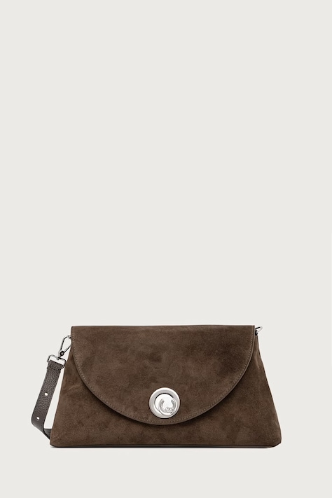 Coccinelle Torebka crossbody damska zamszowa zielona E1 TOC 12 01 01