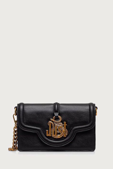 Just Cavalli torebka crossbody damska z imitacji skóry czarna 81RA5PN2 ZS749