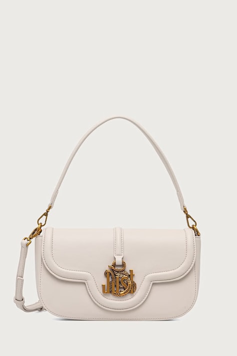 Just Cavalli torebka crossbody damska z imitacji skóry beżowa 81RA4BN3 ZS749