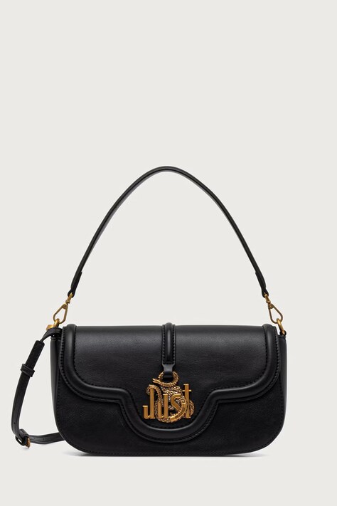 Just Cavalli torebka crossbody damska z imitacji skóry czarna 81RA4BN3 ZS749