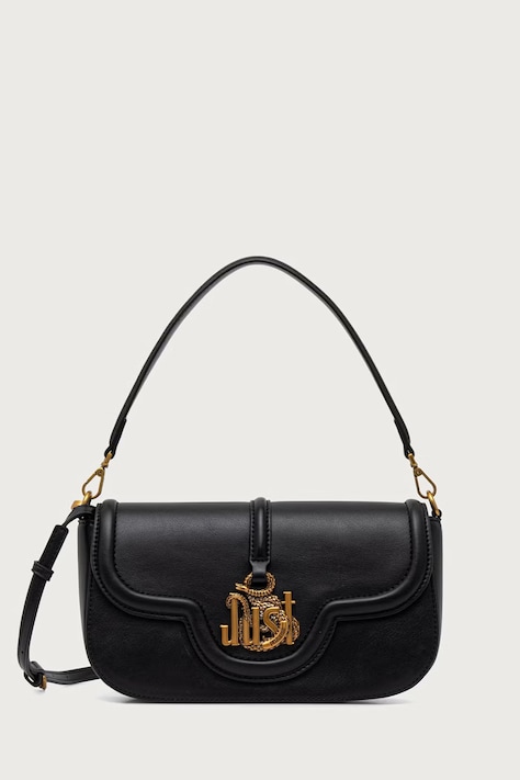 Just Cavalli torebka crossbody damska z imitacji skóry czarna 81RA4BN3 ZS749