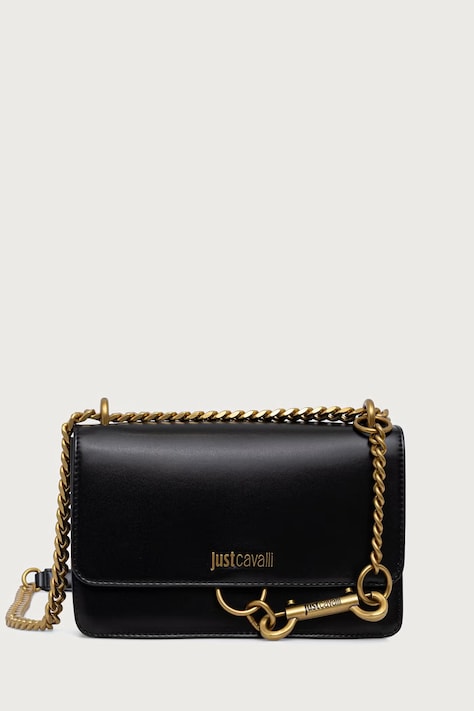 Just Cavalli Torebka crossbody damska z imitacji skóry czarna 81RA4BI4 ZSC23