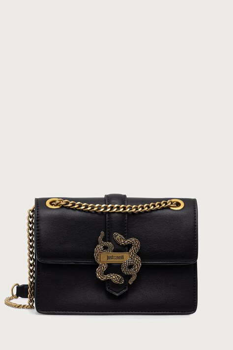 Just Cavalli torebka crossbody damska z imitacji skóry czarna 81RA4BA3 ZSA89