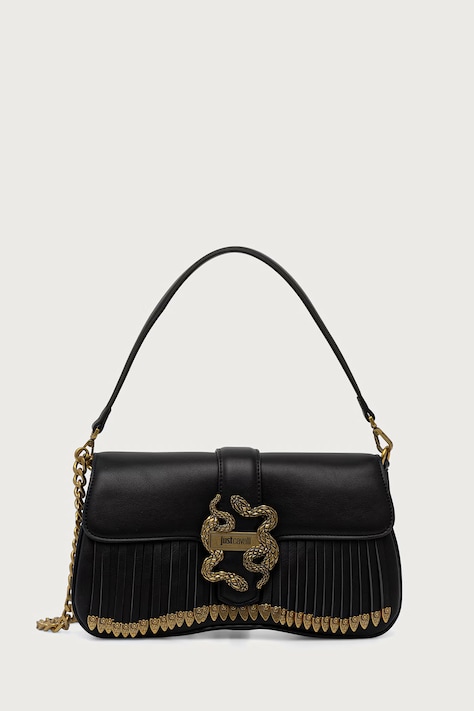 Just Cavalli Torebka crossbody damska z imitacji skóry czarna 81RA4BA1 ZSE73