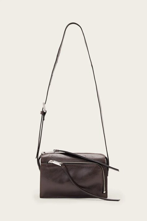 AllSaints Torebka damska skórzana MARLO brązowa W206XF