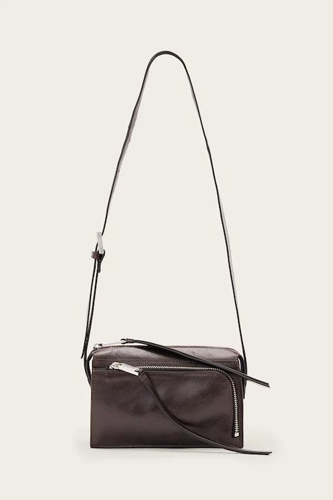 AllSaints Torebka damska skórzana MARLO brązowa W206XF