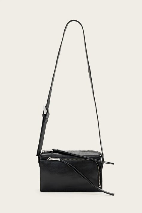 AllSaints Torba za žene od kože MARLO crna W206XF
