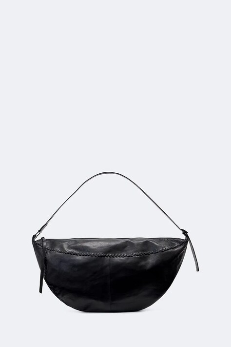 AllSaints Torebka damska skórzana ESME czarna W188XF