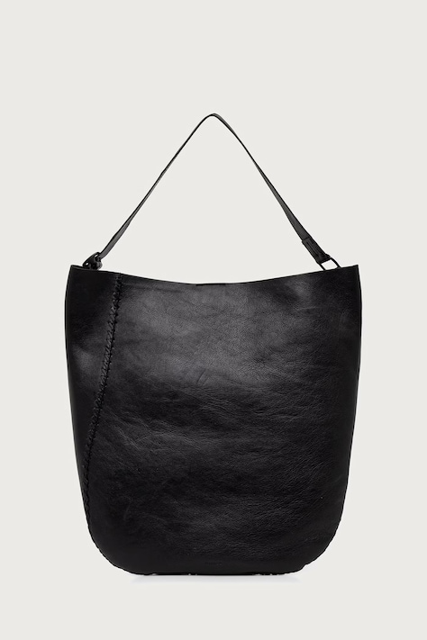 AllSaints Geantă crossbody pentru femei din piele ESME neagră W187XF
