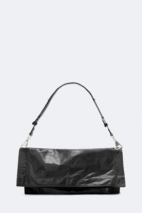 AllSaints Torebka crossbody damska skórzana LUTECE czarna W176XF