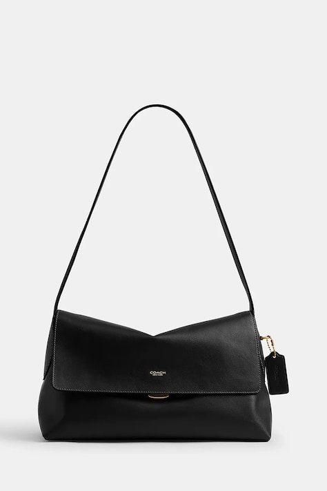 Coach torebka damska skórzana Chelsea Shoulder Bag 30 czarna CDS58