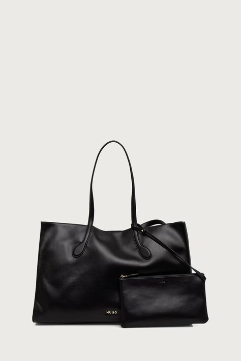 HUGO Сумка-шоппер для женщин Cymbeline_Tote чёрная 50573640