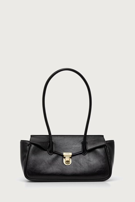 HUGO Tote torba za žene Quinley_SMShould.Bag crna 50573452