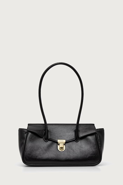 HUGO Tote torba za žene Quinley_SMShould.Bag crna 50573452