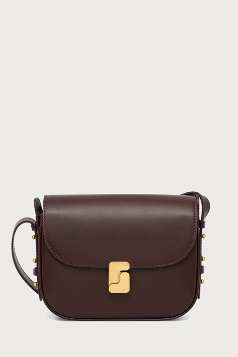 Soeur Borsa a tracollo da donna in pelle BELLISSIMA MINI marrone SEM1615BELLIMIN