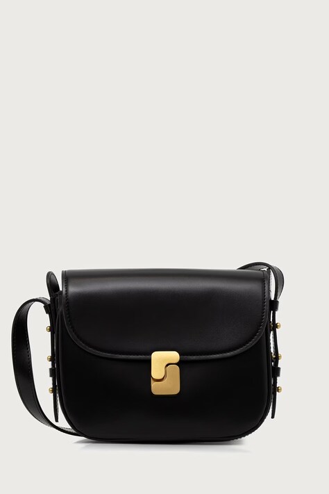 Soeur Torebka crossbody damska skórzana BELLISSIMA MINI czarna SEM1114BELLIMIN