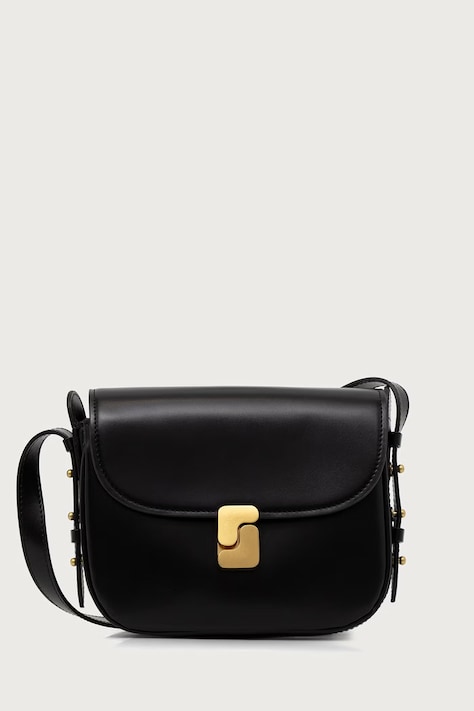 Soeur Torebka crossbody damska skórzana BELLISSIMA MINI czarna SEM1114BELLIMIN