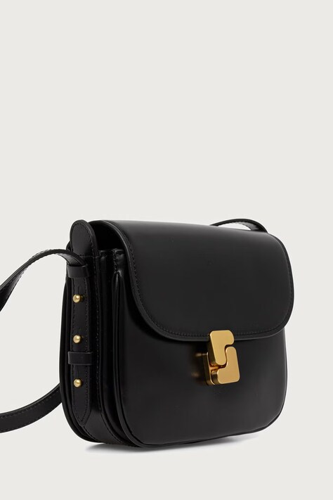 Soeur Torebka crossbody damska skórzana BELLISSIMA MINI czarna SEM1114BELLIMIN