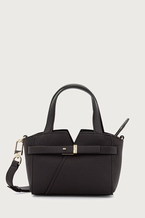 BOSS Torebka crossbody damska skórzana Boss Revers MiniTote brązowa 50573234