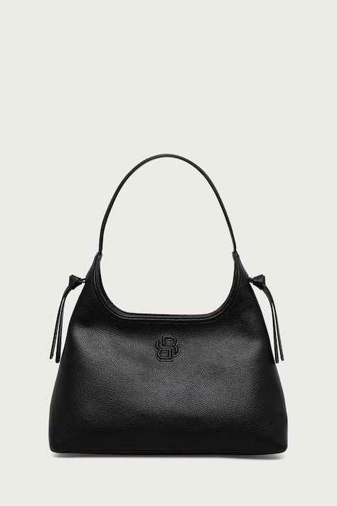 BOSS Mala torba hobo za žene od imitacije kože Anett Zip Hobo crna 50573208