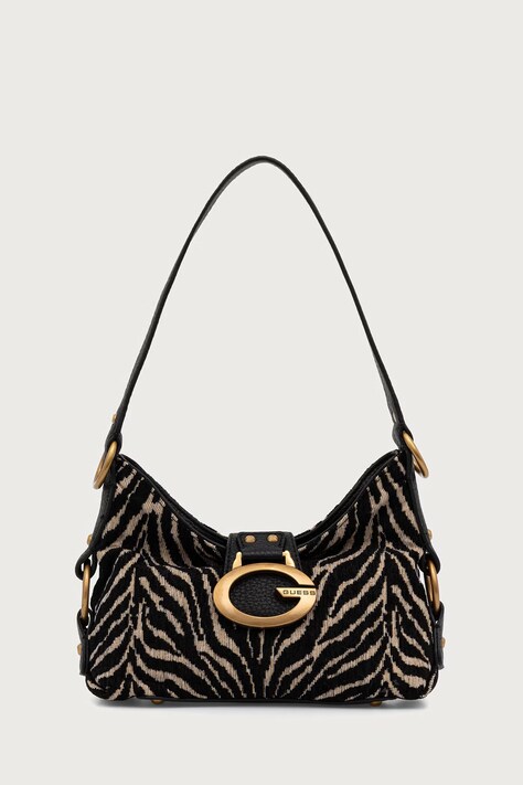 Guess Torebka hobo damska CAMDEN czarna HWZB93 08720