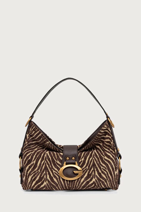 Guess Torebka hobo damska CAMDEN brązowa HWZB93 08180