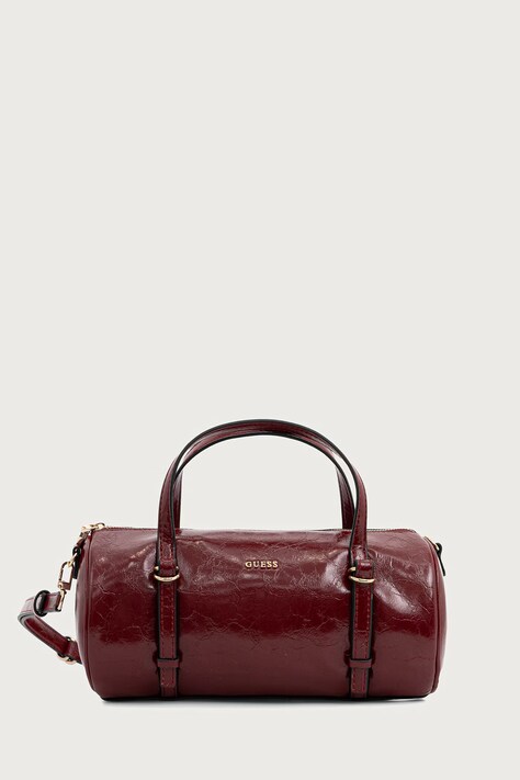 Guess Torebka bagietka damska z imitacji skóry TAYLOR czerwona HWTG23 25760