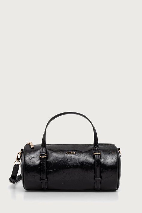 Guess Torebka bagietka damska z imitacji skóry TAYLOR czarna HWTG23 25760