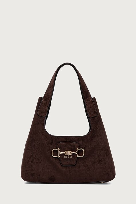 Guess torebka damska z imitacji zamszu SUNSET brązowa HWSG23 14010