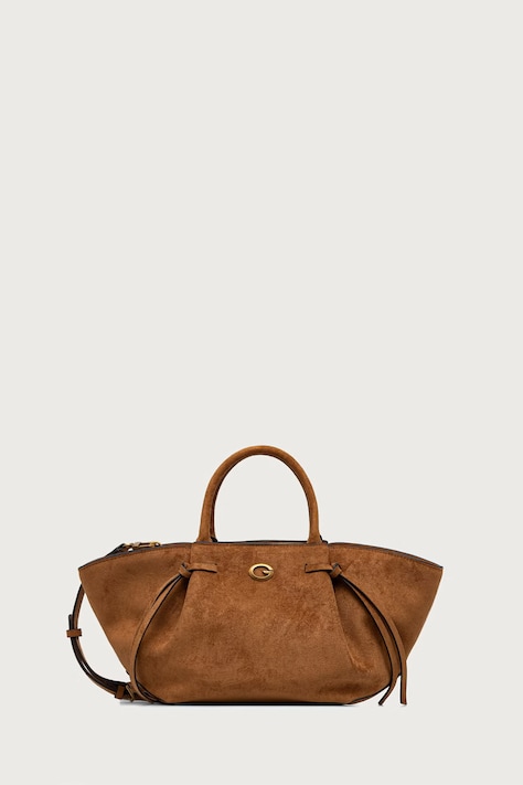 Guess Сумка tote для женщин из искусственной замши ALLEGRA коричневая HWSG22 37060