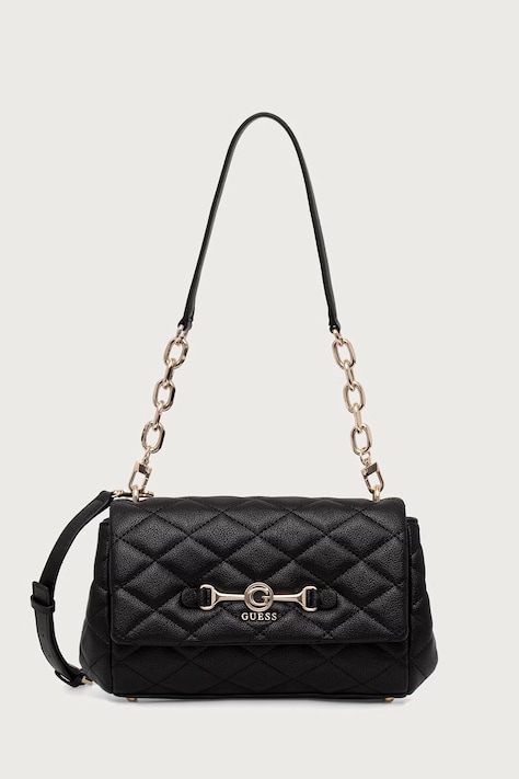 Guess torebka crossbody damska z imitacji skóry FRANCES czarna HWQG22 41190