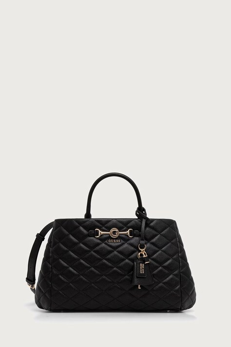 Guess torebka damska z imitacji skóry FRANCES czarna HWQG22 41060