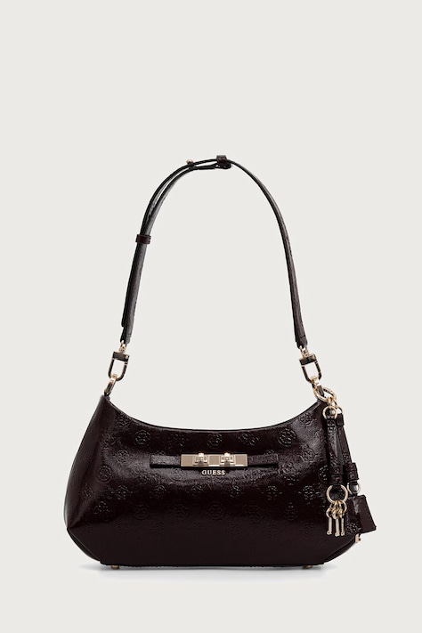 Guess torebka hobo damska z imitacji skóry CARMELLA bordowa HWPT22 25180