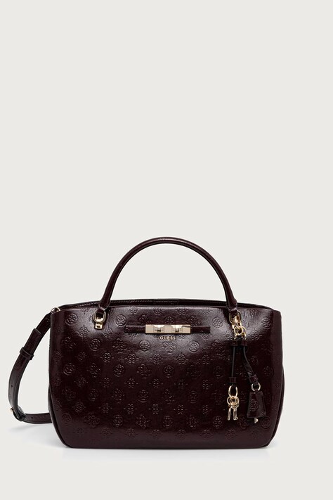 Guess torebka crossbody damska CARMELLA bordowa HWPT22 25060