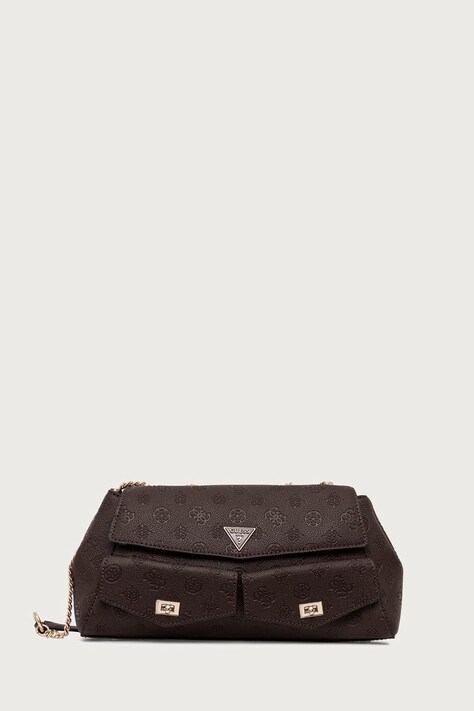 Guess torebka damska z imitacji skóry BLAKE brązowa HWPD22 22210