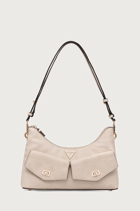 Guess torebka hobo damska z imitacji skóry BLAKE beżowa HWPD22 22180